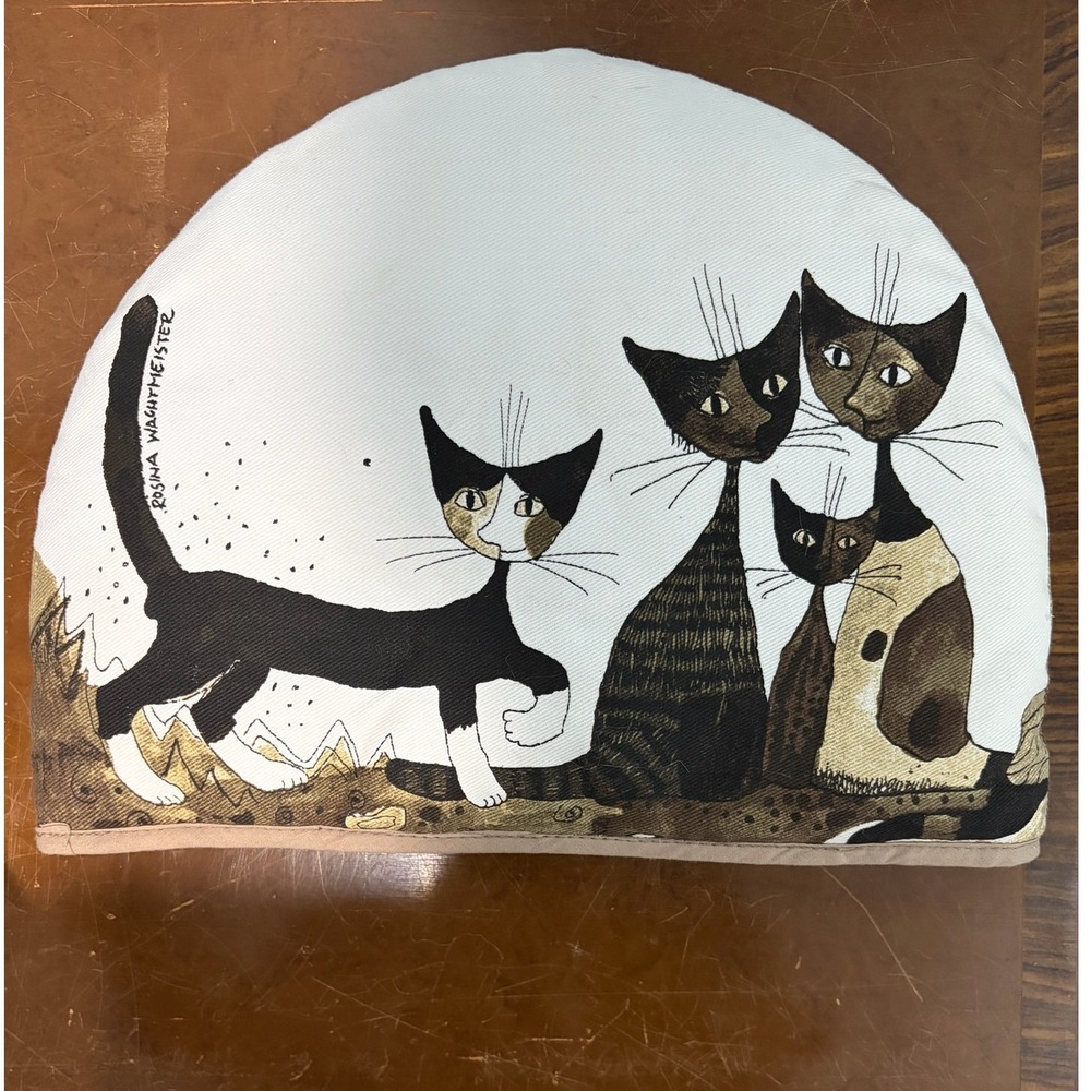 Ulster Weavers Rosina Wachtmeister Cat Tea Cozy Quilted Cotton Teapot Warmer